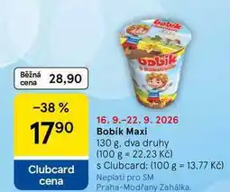 Tesco Bobík Maxi, 130 g, dva druhy nabídka