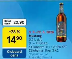 Tesco Mustang nabídka