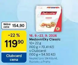 Tesco Medovníčky Classic nabídka