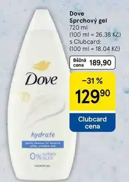 Tesco Dove Sprchový gel nabídka