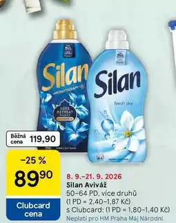 Tesco Silan Aviváž, 50-64 PD, více druhů nabídka
