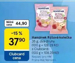 Tesco Hamánek Rýžová kolečka nabídka
