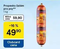 Tesco Propesko Salám pro psy nabídka