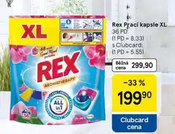 Tesco Rex Prací kapsle XL, 36 PD nabídka