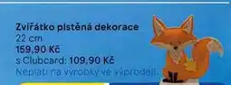 Tesco Zvířátko plstěná dekorace 22 cm nabídka