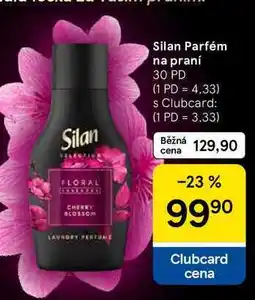 Tesco Silan Parfém na praní, 30 PD nabídka
