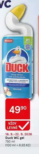 Tesco Duck WC gel nabídka