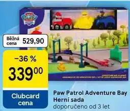 Tesco Paw Patrol Adventure Bay Herní sada nabídka