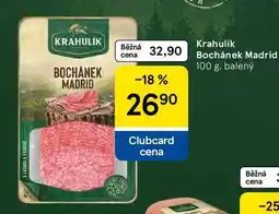 Tesco Krahulik Bochánek Madrid, 100 g, balený nabídka