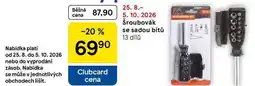 Tesco Šroubovák se sadou bitů, 13 dílů nabídka