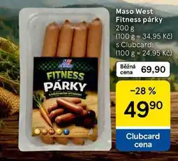 Tesco Maso West Fitness párky nabídka
