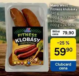 Tesco Maso West Fitness klobásky nabídka
