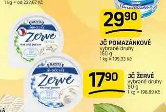 Flop JČ ŽERVÉ vybrané druhy nabídka