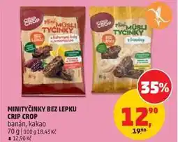 Penny Market MINITYČINKY BEZ LEPKU CRIP CROP banán, kakao nabídka