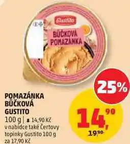 Penny Market POMAZÁNKA BŮČKOVÁ GUSTITO nabídka