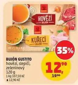 Penny Market BUJÓN GUSTITO hovězí, slepičí, zeleninový nabídka