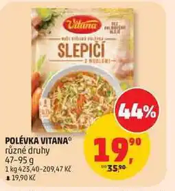 Penny Market POLÉVKA VITANA různé druhy nabídka