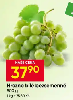 Hruška Hrozno bílé bezsemenné nabídka