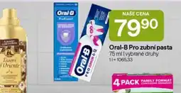 Hruška Oral-B Pro zubní pasta nabídka