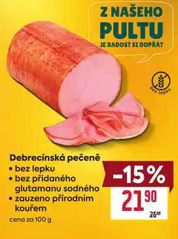 Billa Debrecínská pečeně nabídka