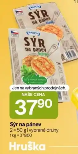 Hruška Madeta sýr na pánev nabídka