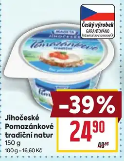 Billa Madeta jihočeské pomazánkové tradiční natur nabídka