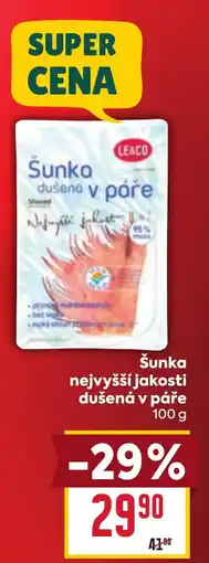 Billa Le&Co šunka dušená v páře nabídka