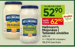 Hruška Hellmann's Majonéza | Tatarská omáčka nabídka