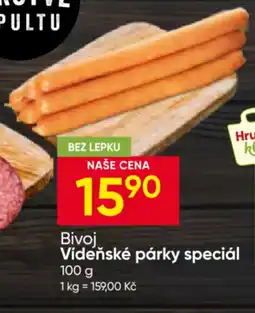 Hruška Bivoj vídeňské párky speciál nabídka