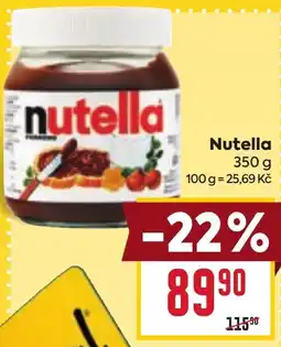 Billa Nutella nabídka