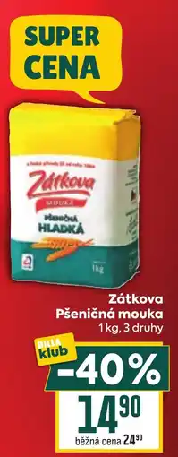 Billa Zátkova pšeničná mouka nabídka
