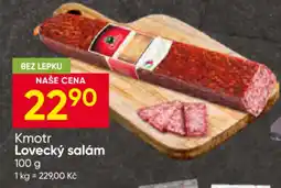 Hruška Kmotr lovecký salám nabídka