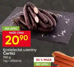 Hruška Certici kostelecké uzeniny nabídka