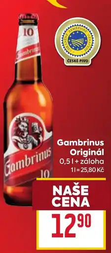 Billa Gambrinus Original nabídka