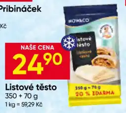 Hruška Howaco listové těsto nabídka