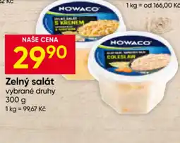 Hruška Nowaco zelný salát nabídka