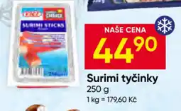 Hruška Surimi tyčinky nabídka