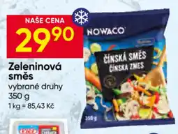 Hruška Nowaco Zeleninova směs nabídka