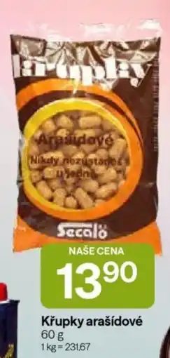 Hruška Secaló křupky arašídové nabídka