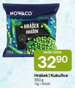 Hruška Nowaco hrášek hrášok nabídka
