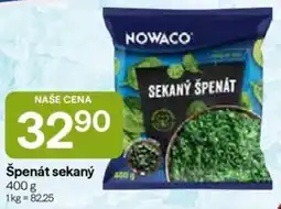 Hruška Nowaco špenát sekaný nabídka
