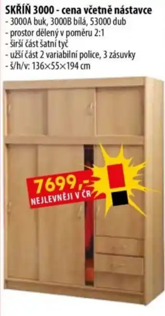 IDEA nábytek Skřín 3000 nabídka
