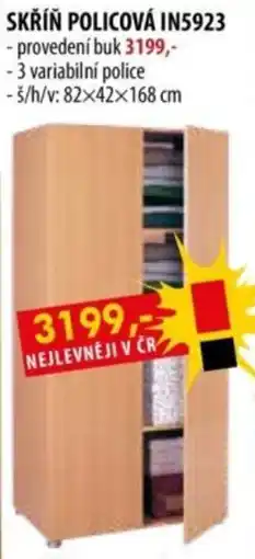 IDEA nábytek Skřín poličová in5923 nabídka