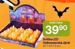 Hruška Toro svíčka led halloweenská dýně nabídka