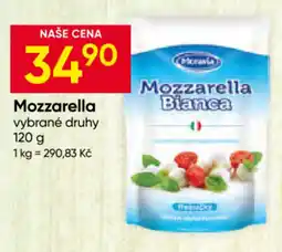 Hruška Mozzarella Bianca nabídka