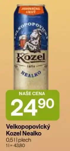 Hruška Kozel Velkopopovický Nealko nabídka