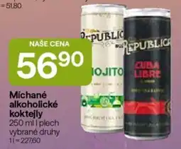 Hruška Míchané alkoholické koktejly nabídka