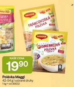 Hruška Polévka Maggi nabídka