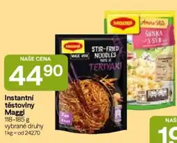 Hruška Instantní těstoviny Maggi nabídka