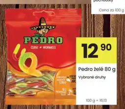 Kubík potraviny Pedro želé nabídka